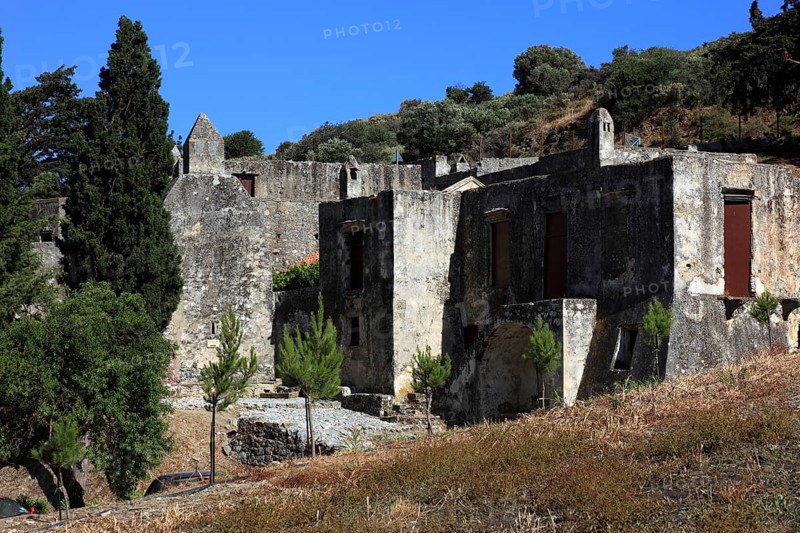 Remains of the old monastery of Preveli