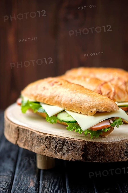 Hunter's sandwich with ham