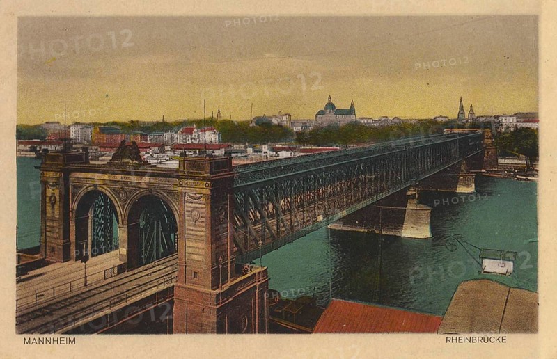 Rhine bridge in Mannheim