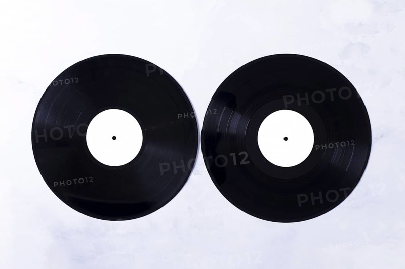 Top view vinyl disks. Resolution and high quality beautiful photo