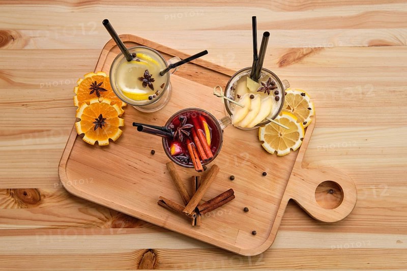 Hot fruit drinks