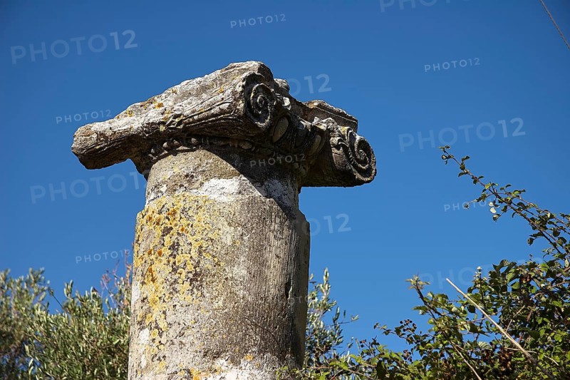Ancient grey column