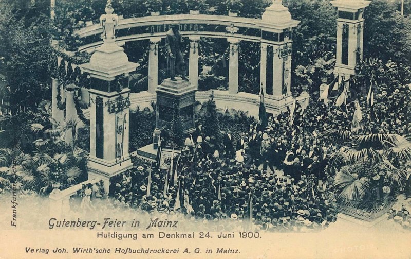 Gutenberg Monument in Mainz