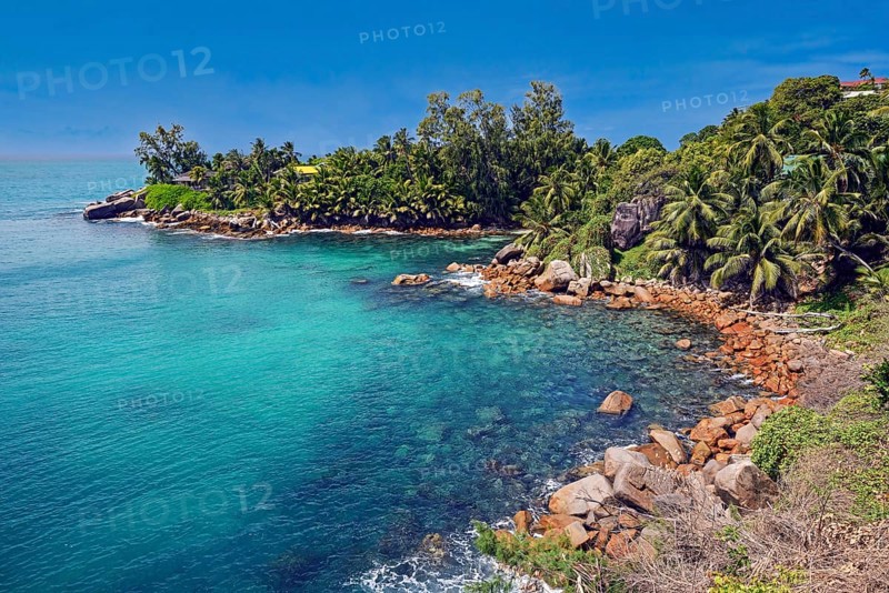 Headland of North East Point Mahe Island