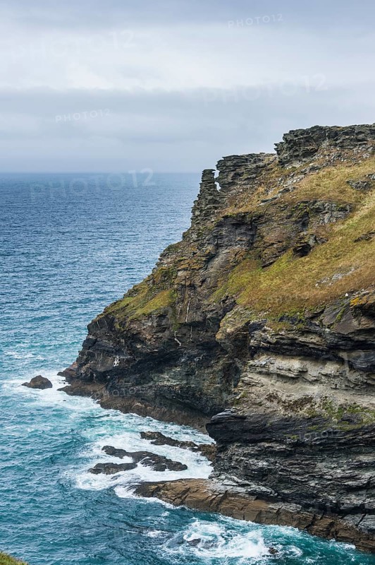 Tintagel Castle on Tintagel island