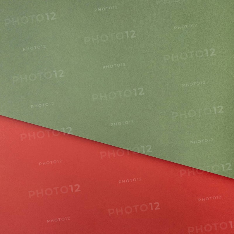 Green red paper copy space