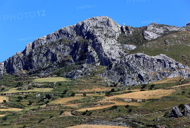 Landscape in the Kedros Mountains in the south of the island