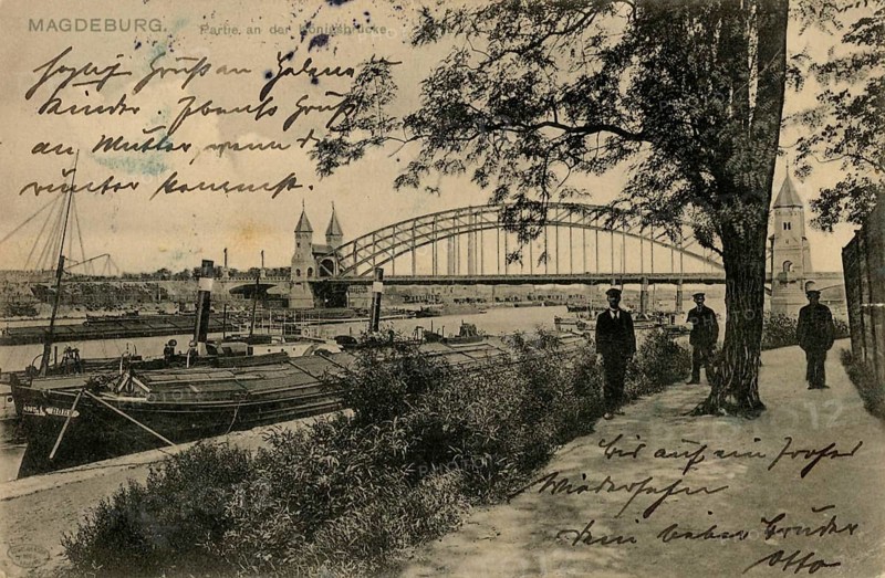 The Koenigsbruecke in Magdeburg