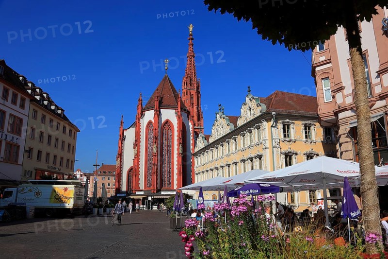 In the old town of Wuerzburg