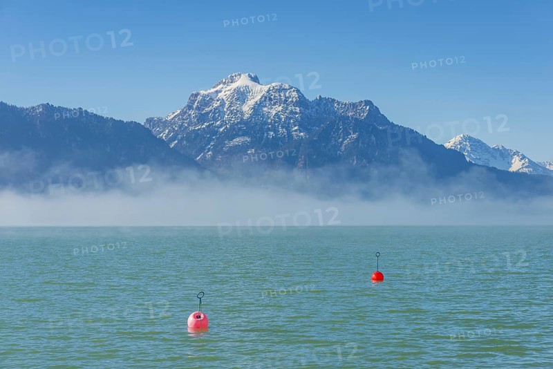Morning atmosphere at the Forggensee