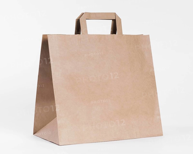 Simple paper carrier bag shopping. Resolution and high quality beautiful photo