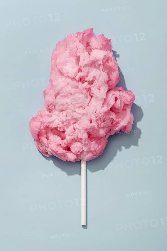 Top view pink cotton candy stick. Resolution and high quality beautiful photo
