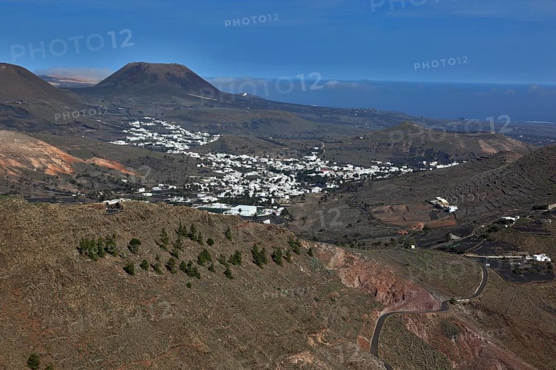 View from Mirador de Haria to the village of Haria