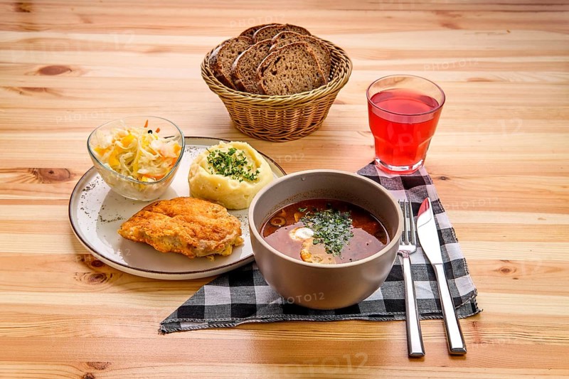 Rustic dinner