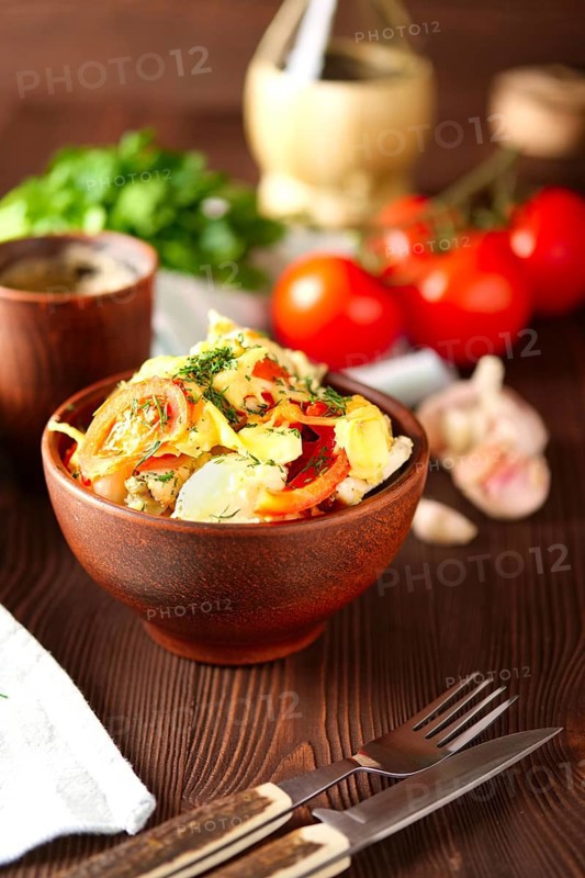 Country stew with meat
