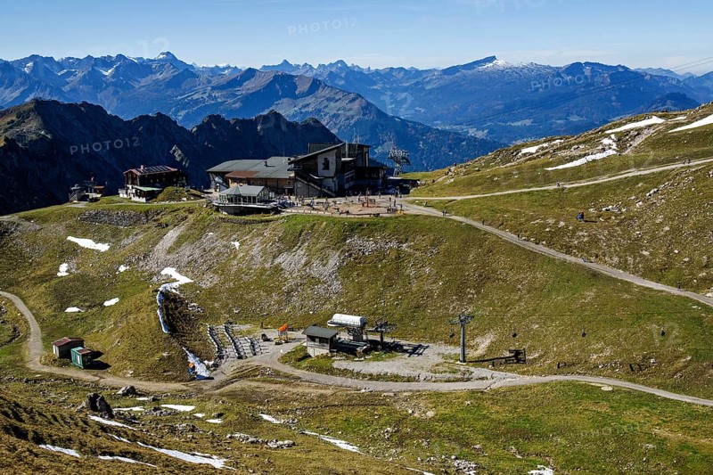View at Nebelhorn on Hoefatsblick station