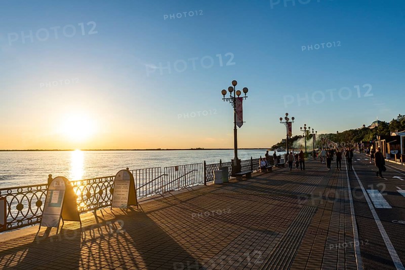 Promenade on the Amur river
