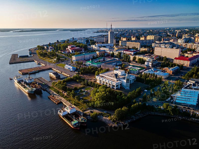 Aerial of Arkhangelsk