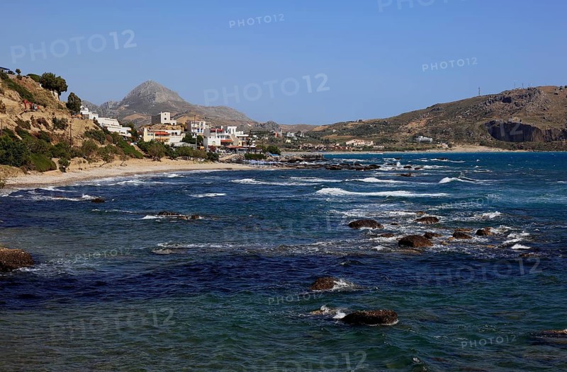 Holiday resort Plakias on the south coast on the Libyan Sea