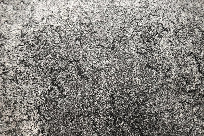 Grained grey metallic background