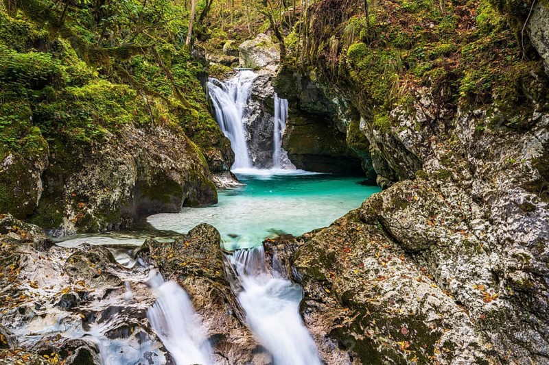 Sunik Waterfall on the Lepenjica