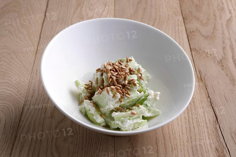 Salad with cucumber