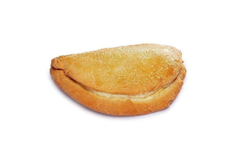 Layout for menu. Homemade bun stuffed with cottage cheese. Bakery product stuffed with cottage cheese