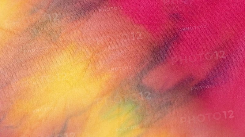 Multicolored tie dye textile