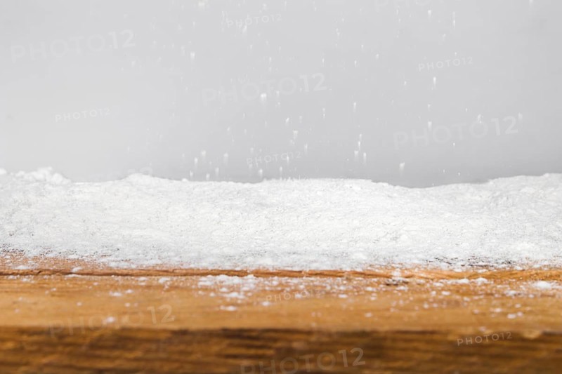 Wood board heap snow. Resolution and high quality beautiful photo