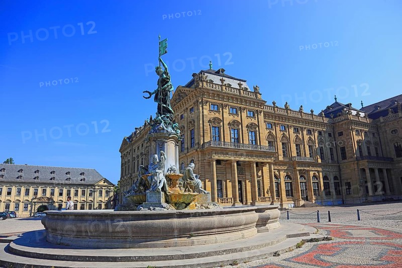 In the old town of Wuerzburg