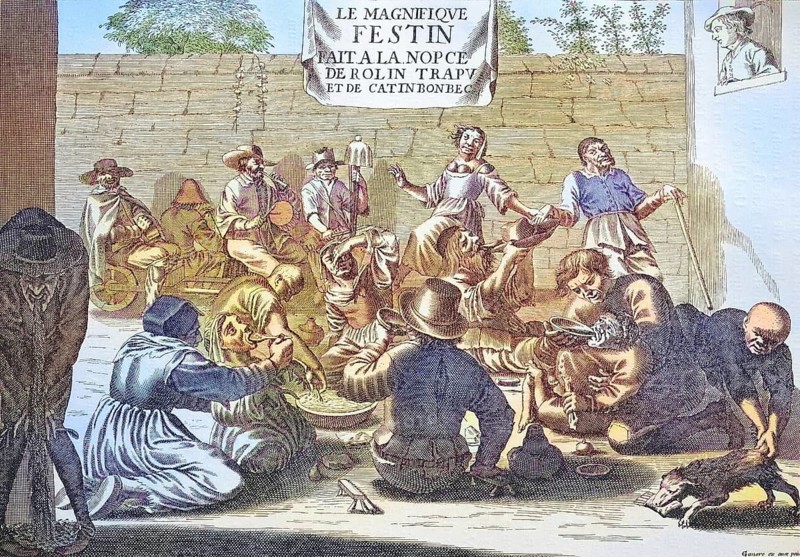 Mockery of a beggar's wedding
