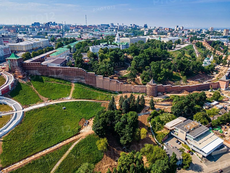 Aerial of the kremlin