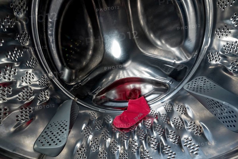 Single red sock