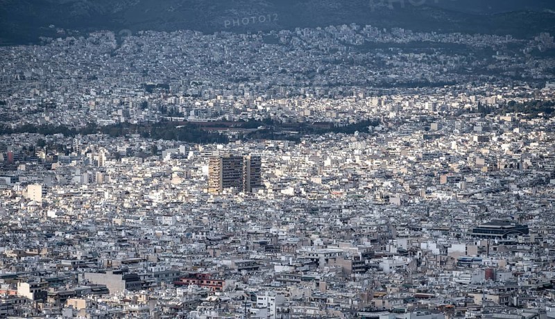 Densely populated cityscape