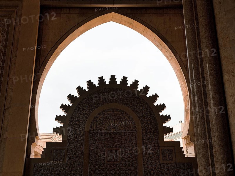Light entering through a gate