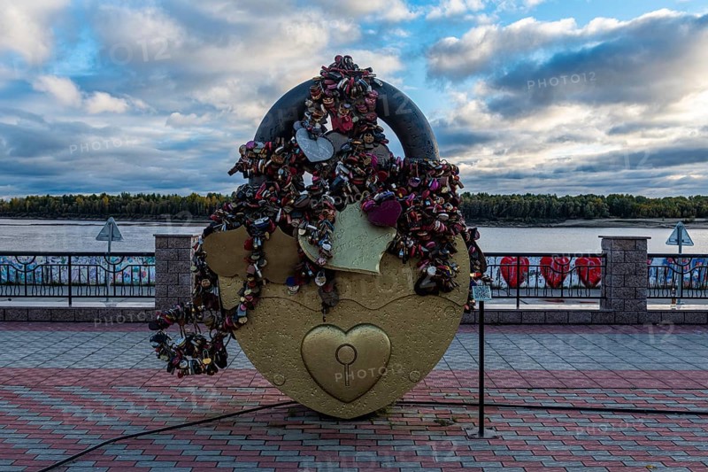 Lucklocks on a art installation