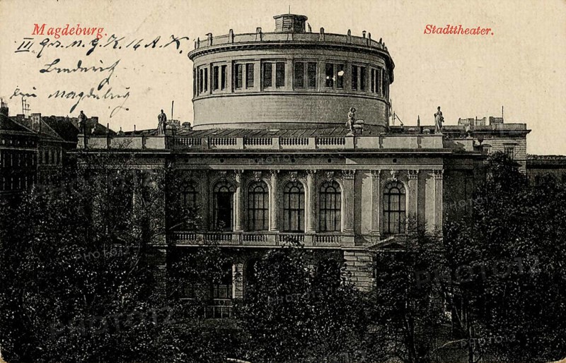 The city theatre in Magdeburg