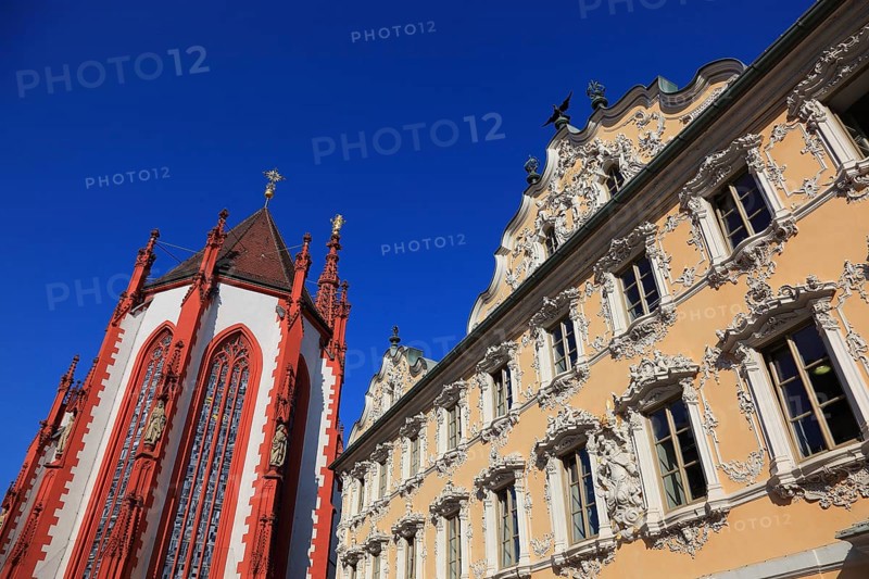 In the old town of Wuerzburg