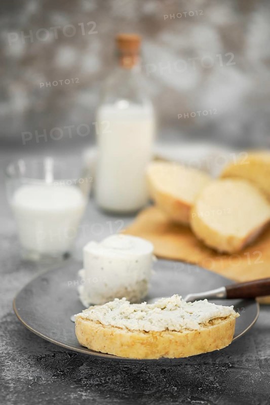 Sandwich with homemade yeast-free bread