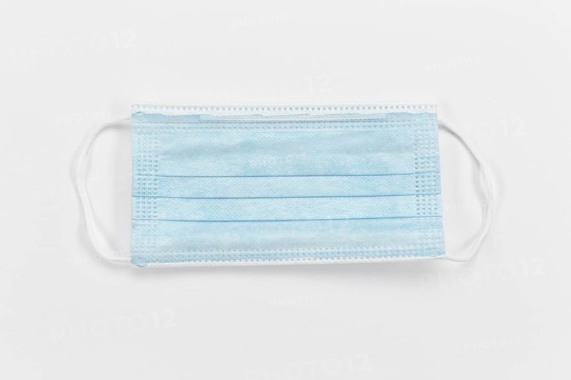 Top view medical mask white background. Resolution and high quality beautiful photo