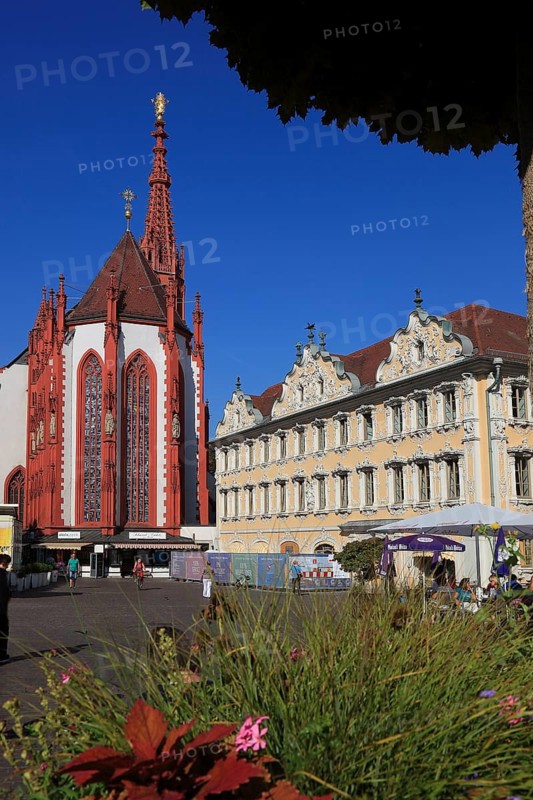 In the old town of Wuerzburg
