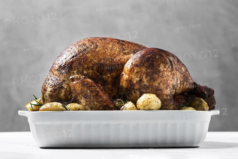 Delicious roasted turkey tray