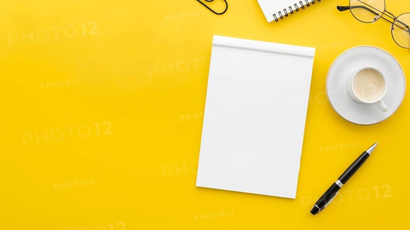 Top view blank notebook. Resolution and high quality beautiful photo