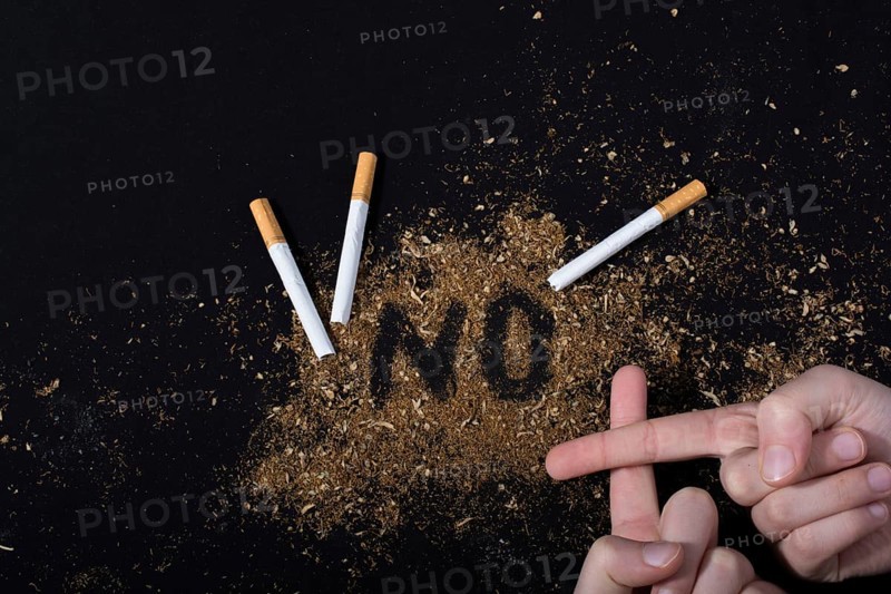 World No Tobacco Day poster for say no smoking concept