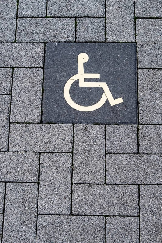 Pictogram wheelchair user