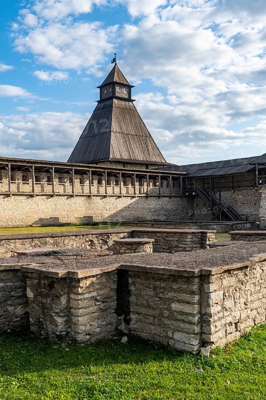 The kremlin of the Unesco site Pskov