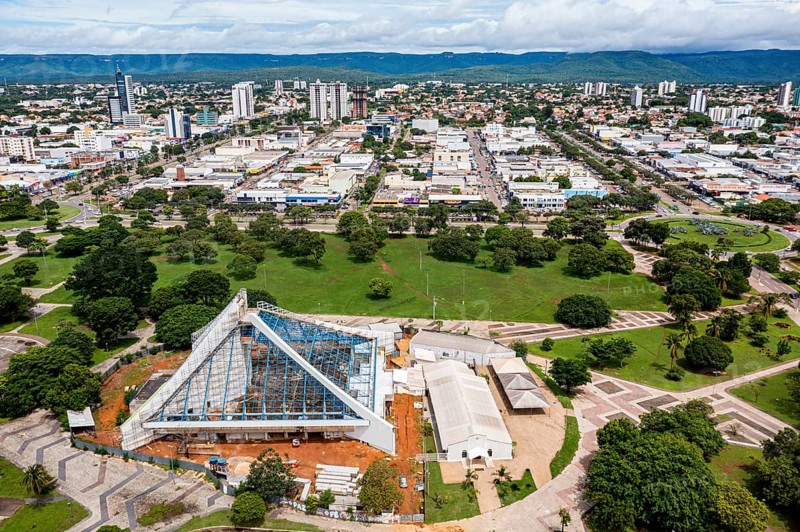 Aerial of the Governors palace Araguaia