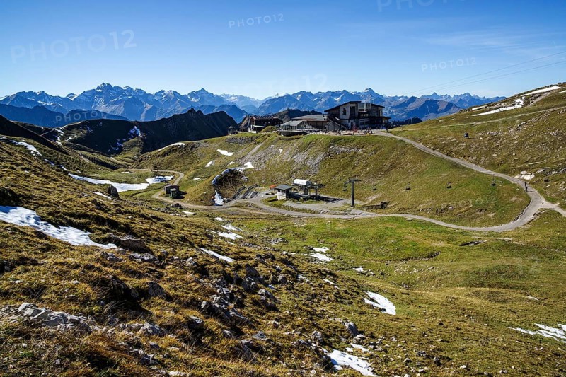 View at Nebelhorn on Hoefatsblick station