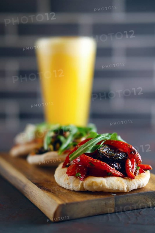 Selective focus photo of authentic tapas set