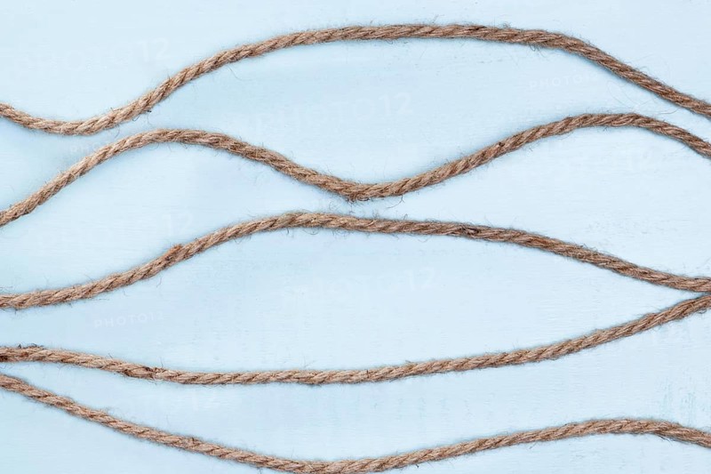 Twine strong beige rope horizontal lines. Resolution and high quality beautiful photo